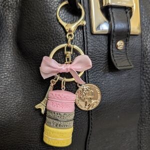 Paris Macaron Keychain Bag Charm